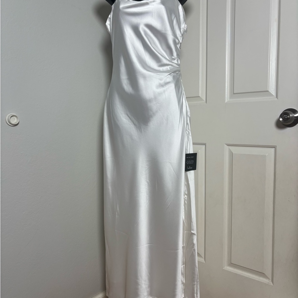Lulu's White Midi Dress - Picture 7 of 16